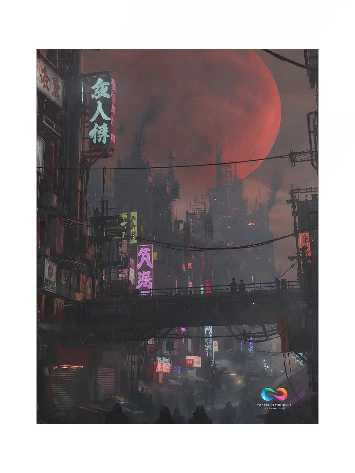 LIMITED EDITION - CINEMATIC ART POSTER – DYSTOPIAN FUTURE #012 product image (1)