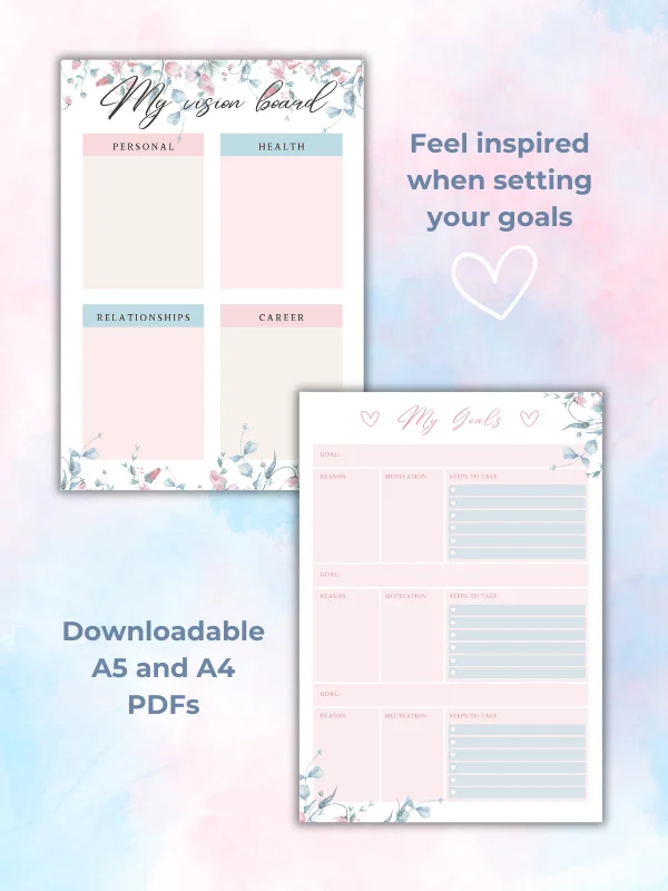 Vision Board & Goal Planning PDF product image (1)