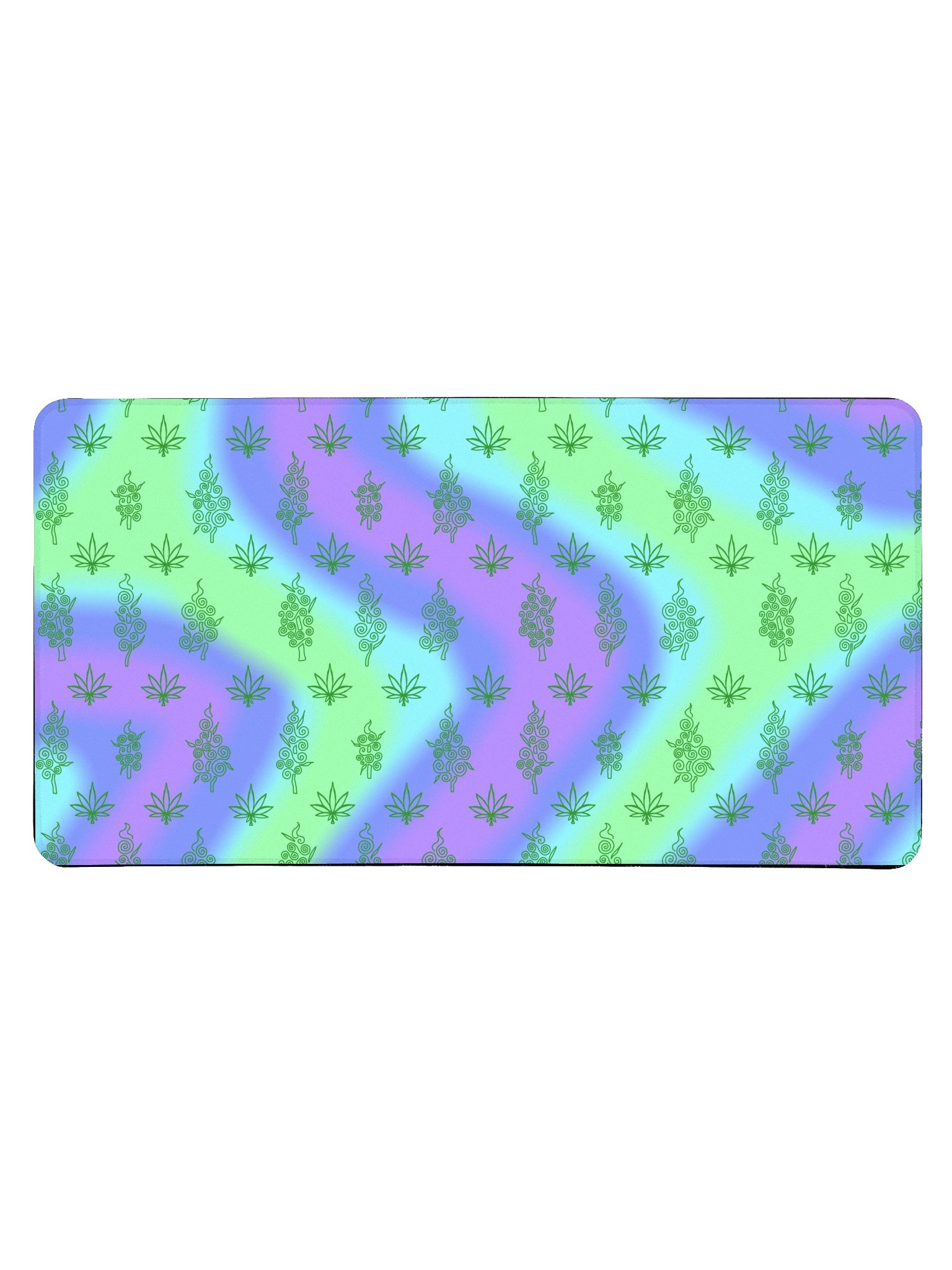 Trippy Bud Print Gaming Mouse Pad product image (1)