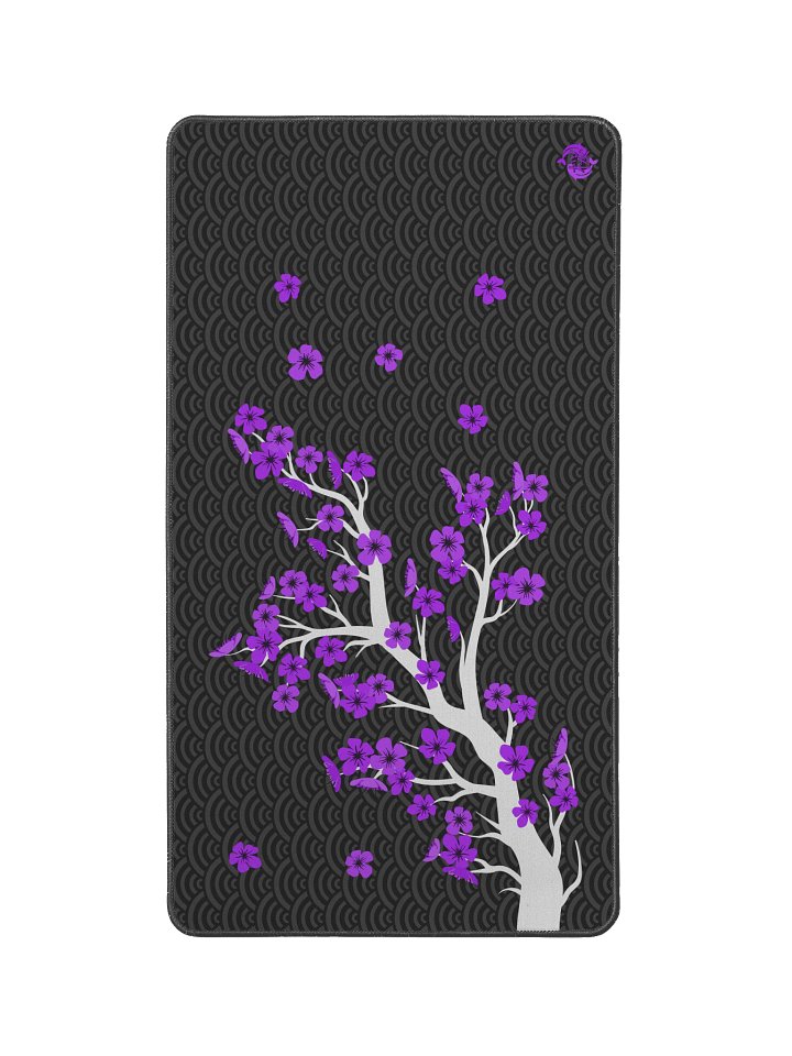 Violet Vortex Desk Mat product image (1)