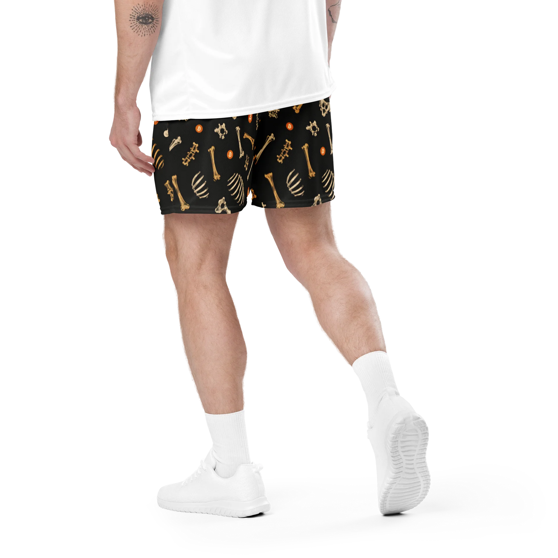 Bones & Pumpkins Mesh Shorts — Limited Supply Costume Set product image (4)