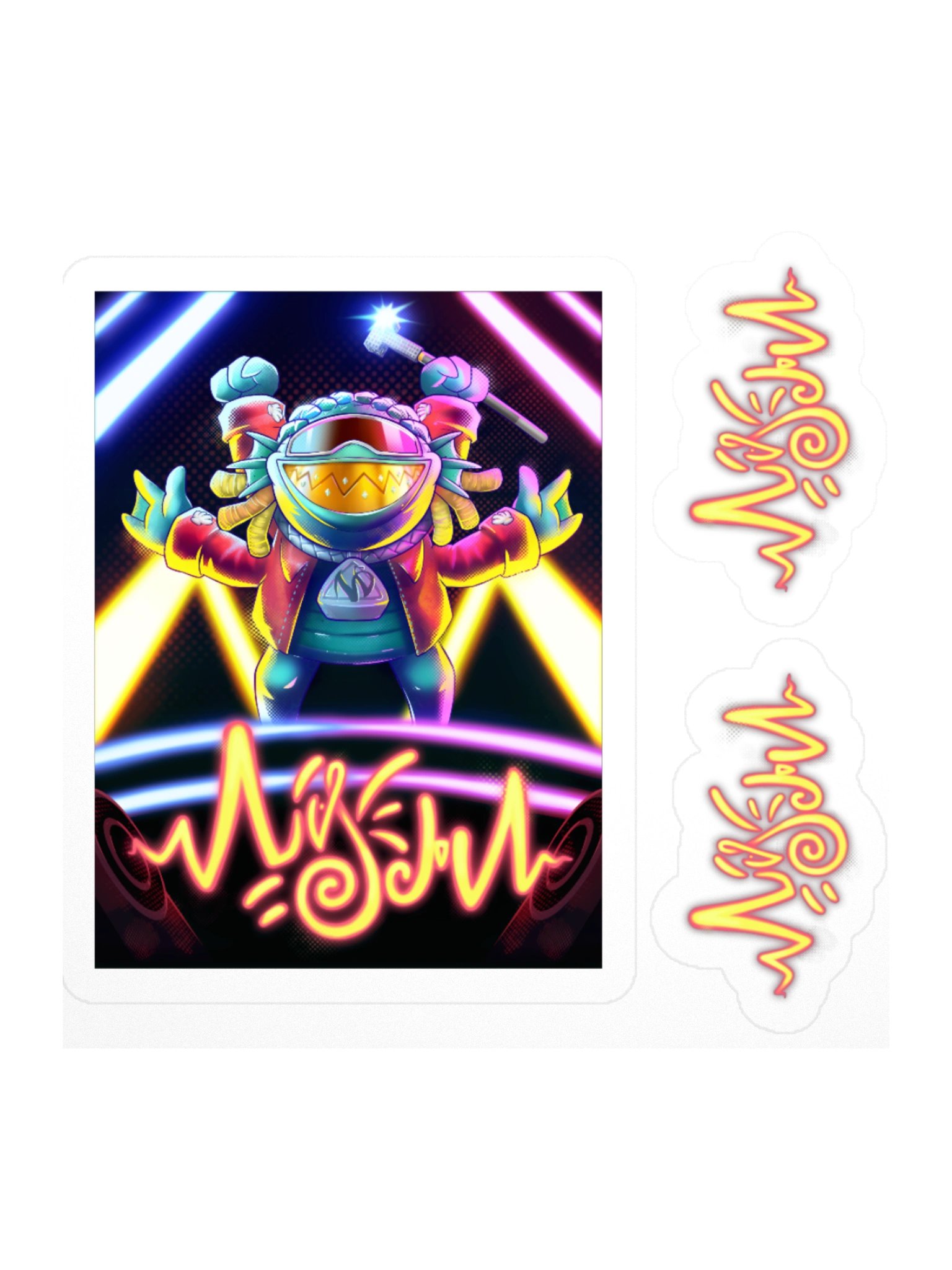Waveform Band Stickers product image (1)