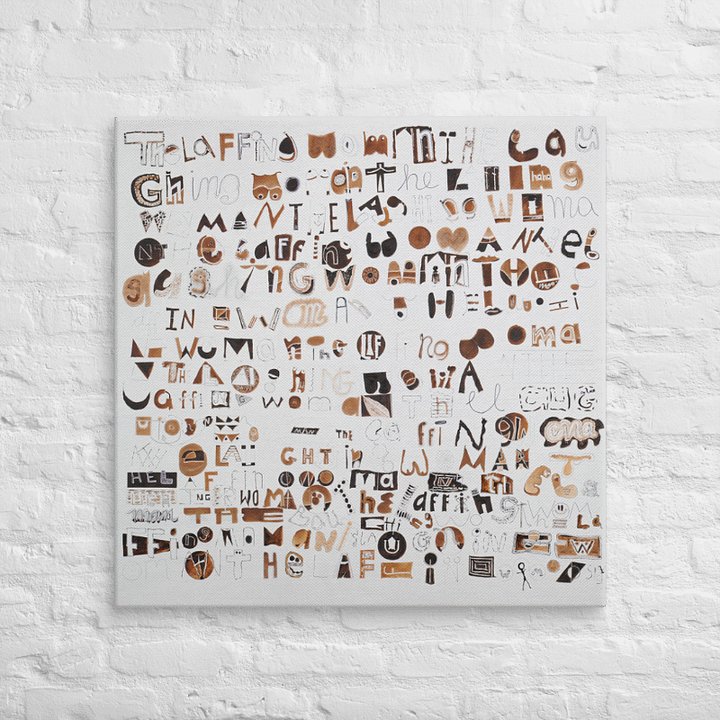 The Laughing Woman on Canvas (32" x 32") product image (2)