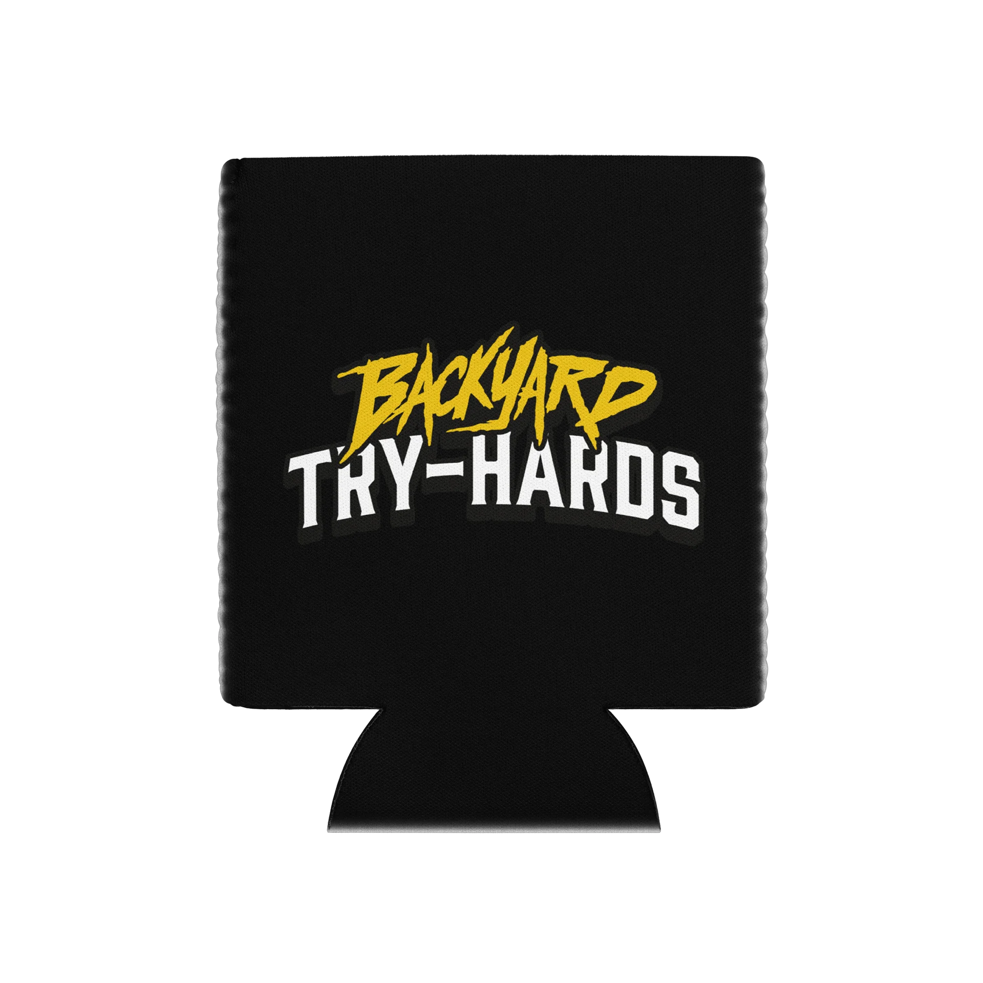 BACKYARD TRY-HARDS Logo Can Cooler product image (10)