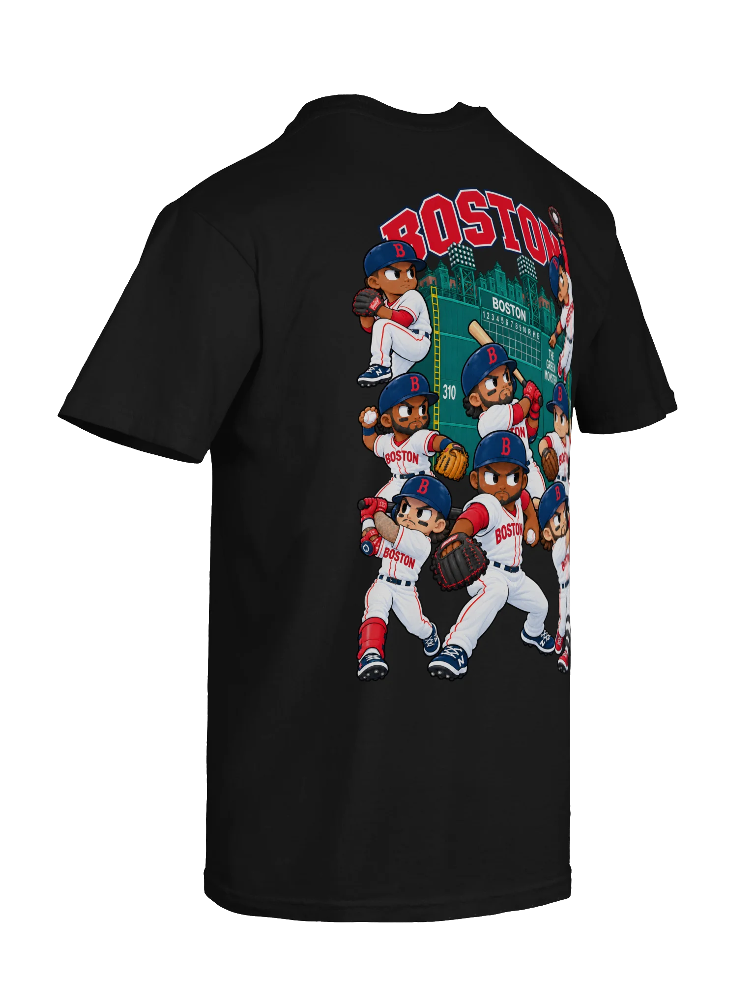 Boston Baseball 2026 "Postseason" Animated Player Back Print T-Shirt product image (12)