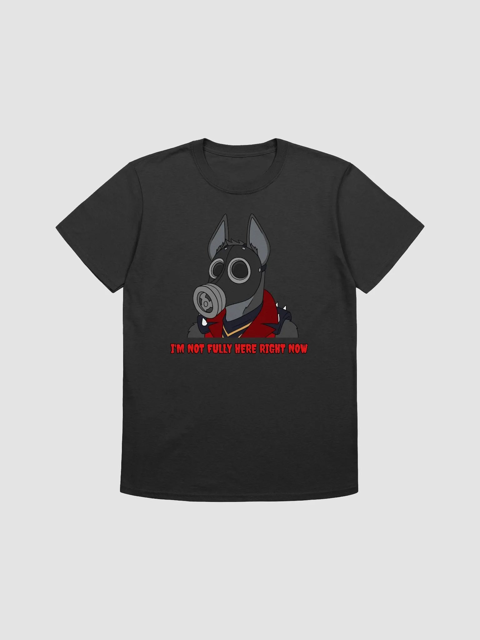 NOT HERE GAS MASK SHIRT product image (1)
