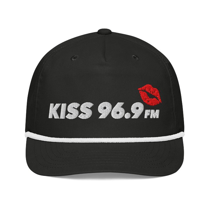 Kiss 969 Logo embroidered black hat product image (1)