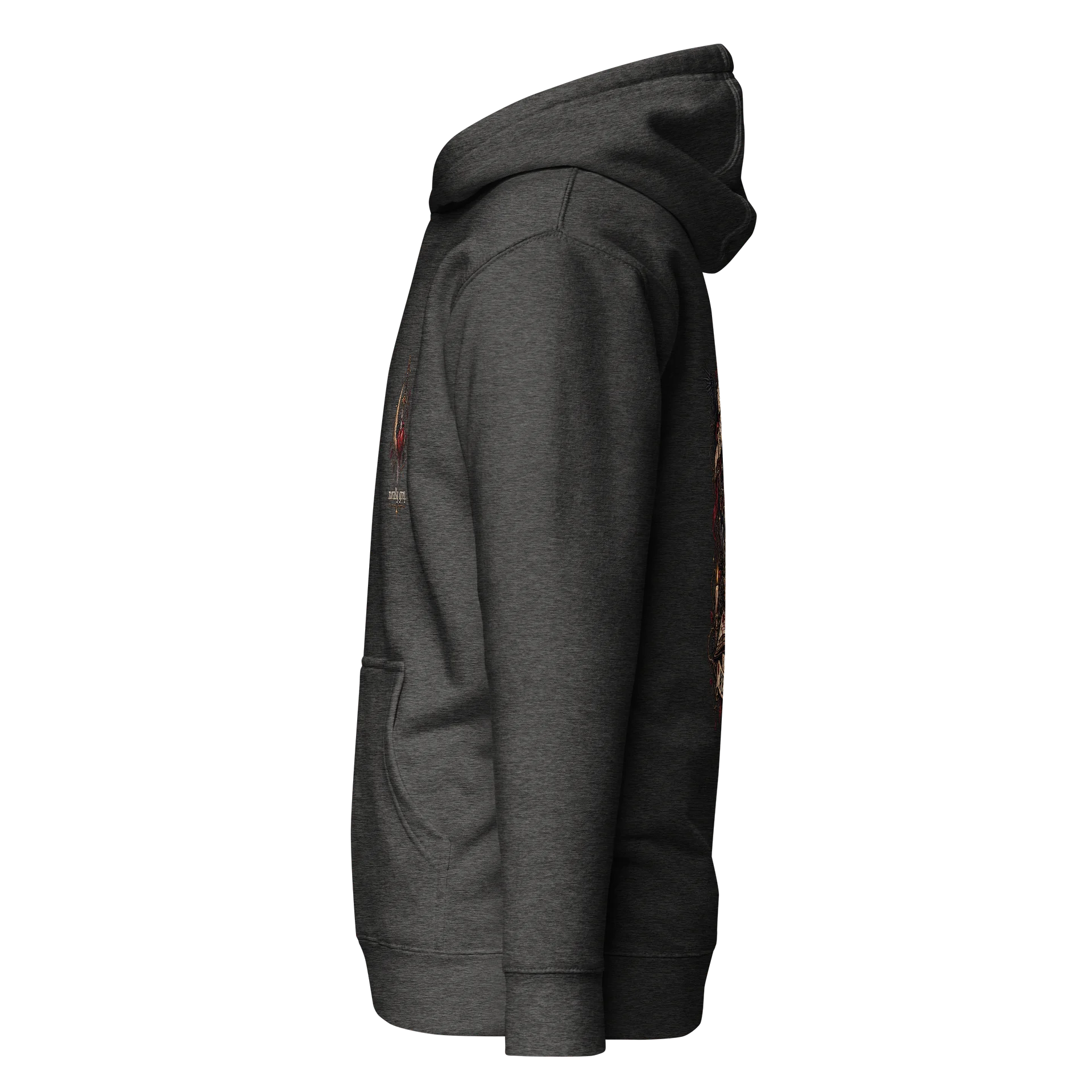 Morally Grey Gothic Heart Hoodie product image (4)