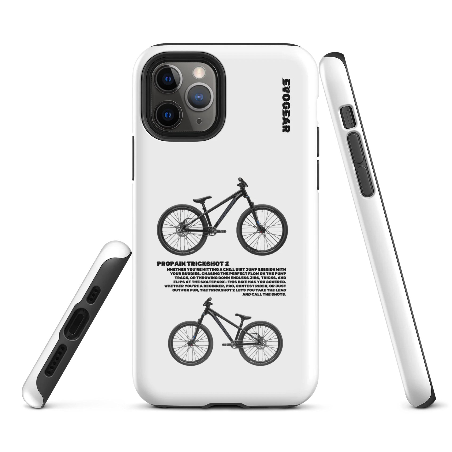 White Propain Trickshot 2 iPhone Case product image (3)