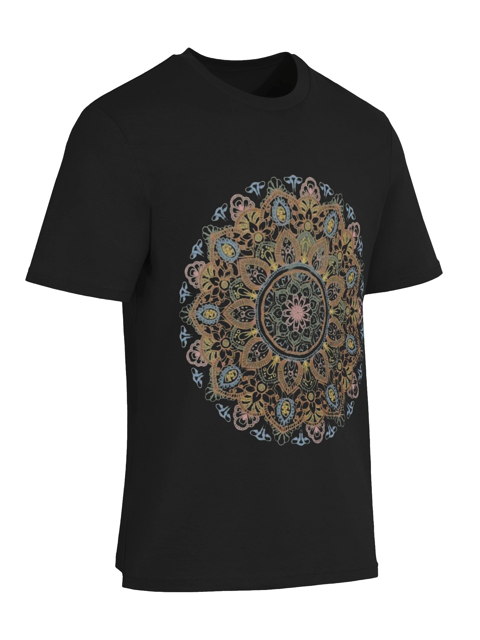 Boho Mandala T-Shirt – Vintage Floral Mandala Tee | Sacred Geometry Yoga Meditation Shirt | product image (6)