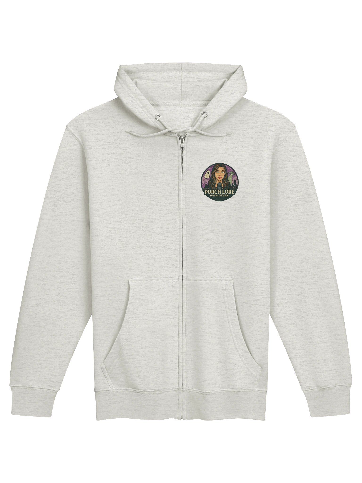COZY CRYPTIDS ZIP UP HOODIE product image (2)