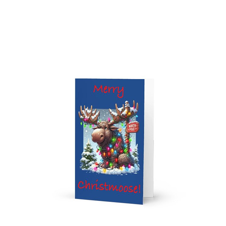 Merry Christmoose Greeting Card product image (1)