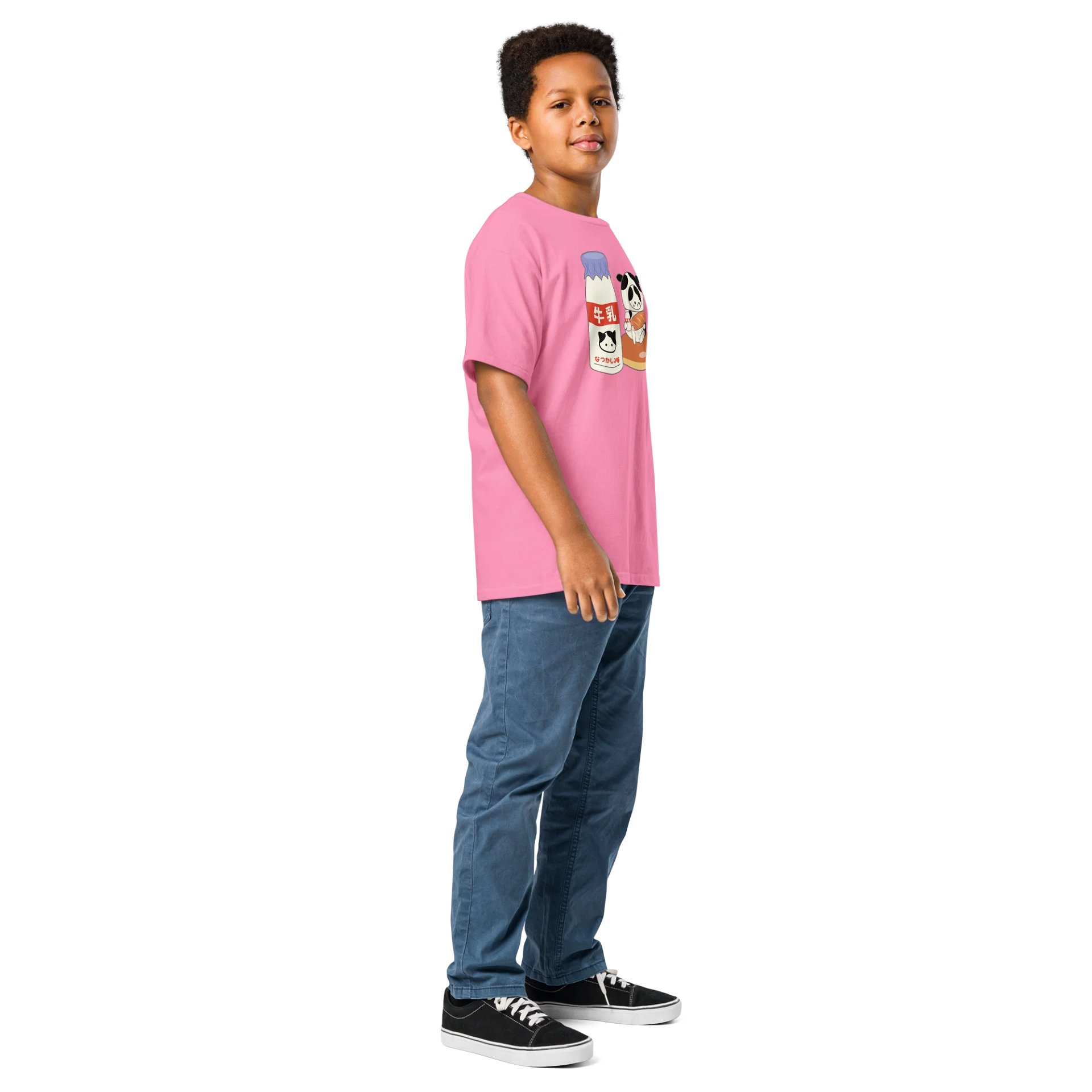 Milk Cat - Unisex Youth Heavyweight T-shirt product image (30)