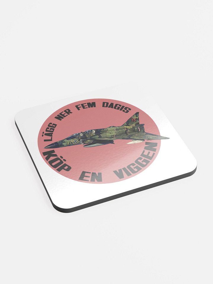 Lägg ner fem dagis - köp en Viggen (Underlägg) product image (2)