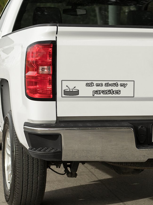 Ask me about my parasites!