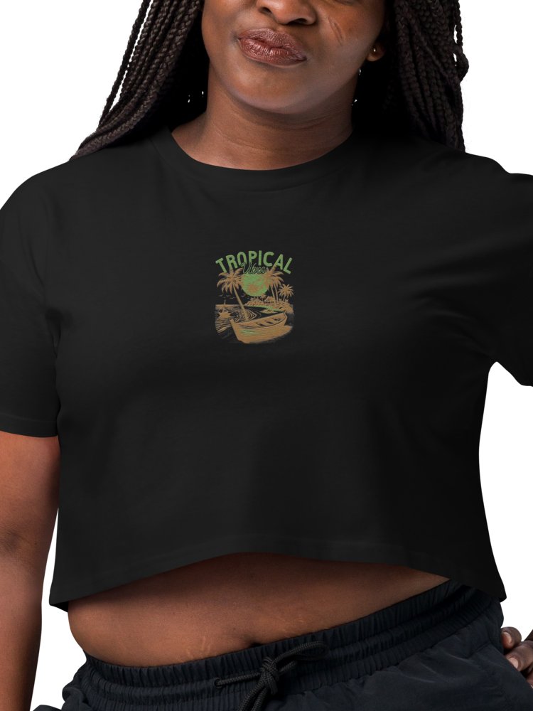 Tropical Breeze Embroidery Crop Top product image (7)