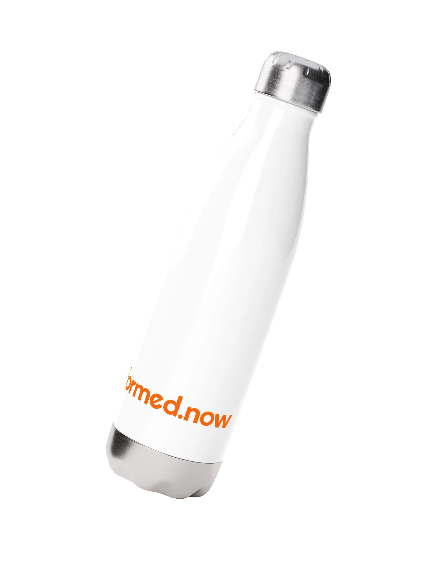 informed.now Stainless Steel Water Bottle (White) product image (2)