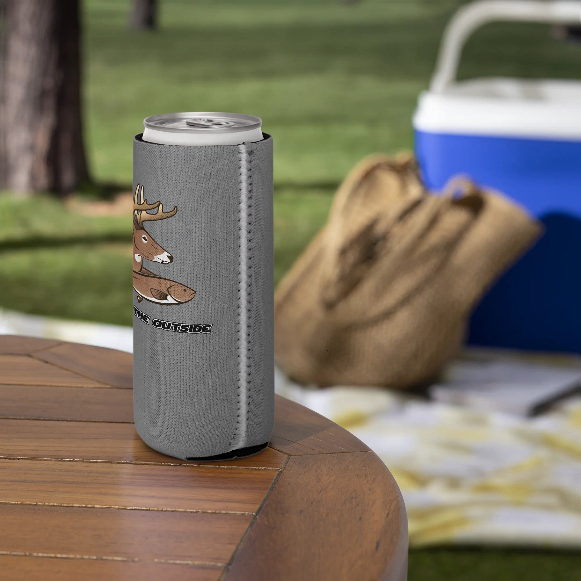 Grey W/ Brown ITO Coozie product image (14)