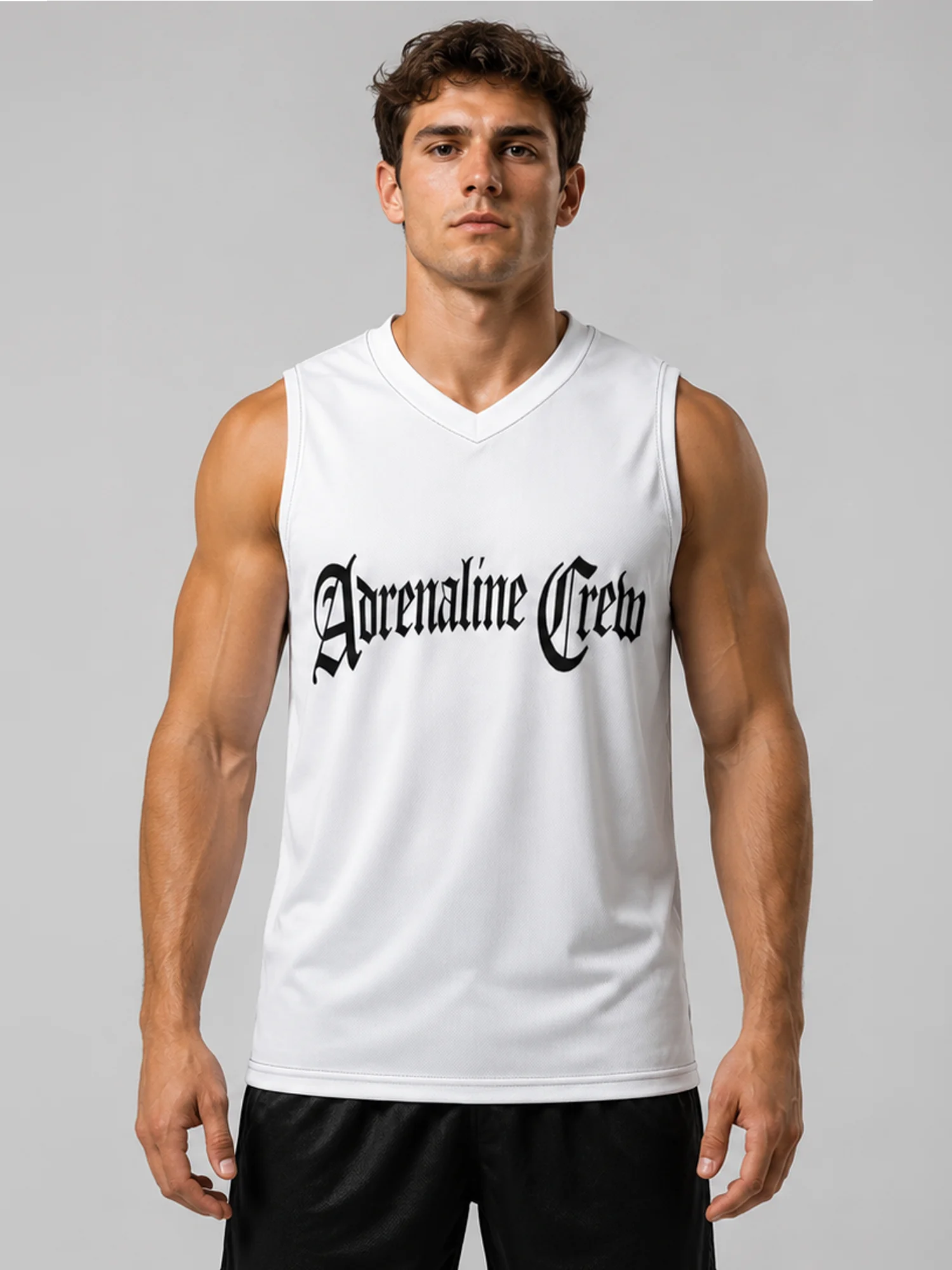 Adrenaline Crew 187 Basketball Jersey – White product image (6)