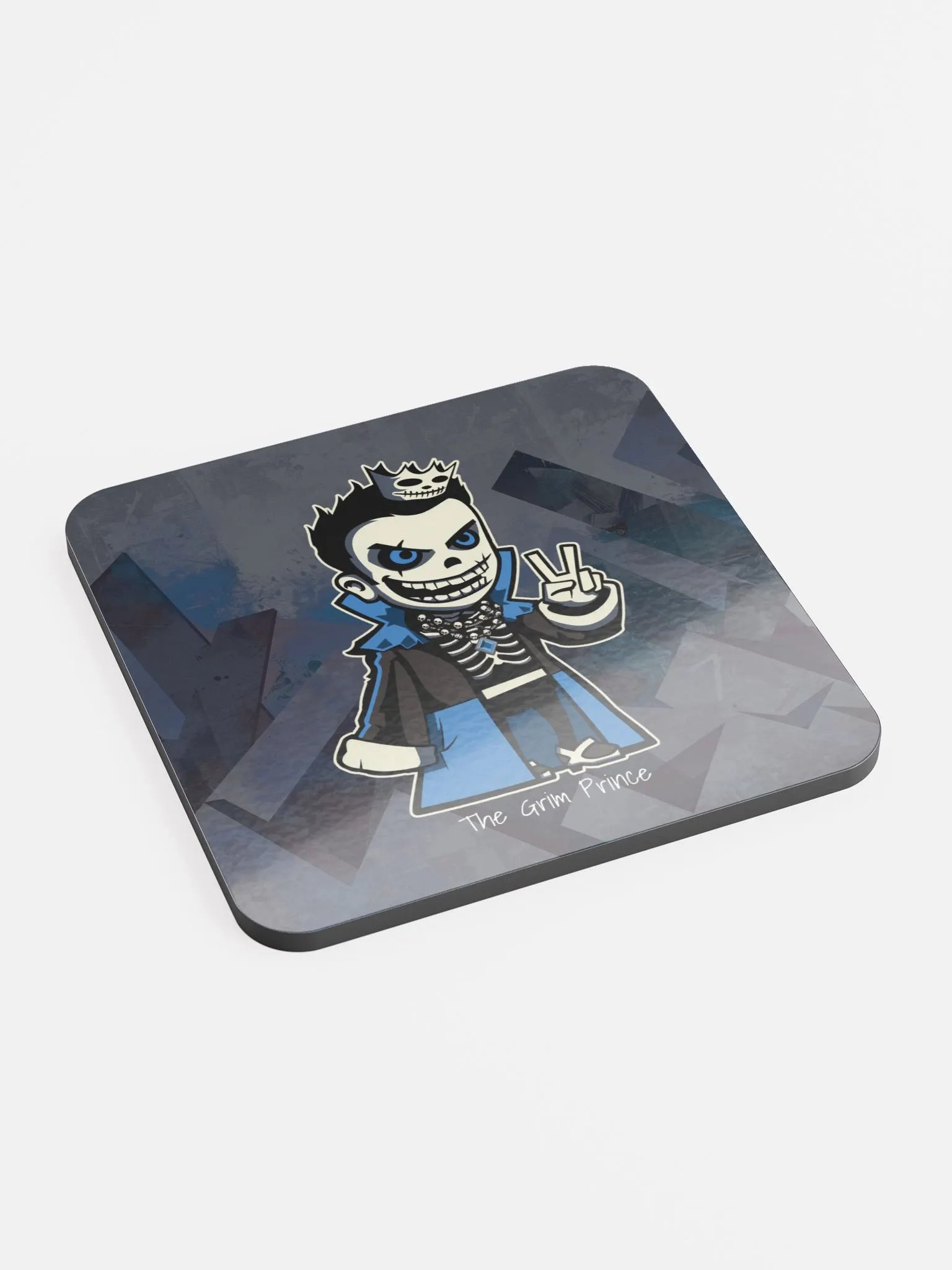 Grimmy the Grim Prince - Glossed Cork Coaster product image (3)