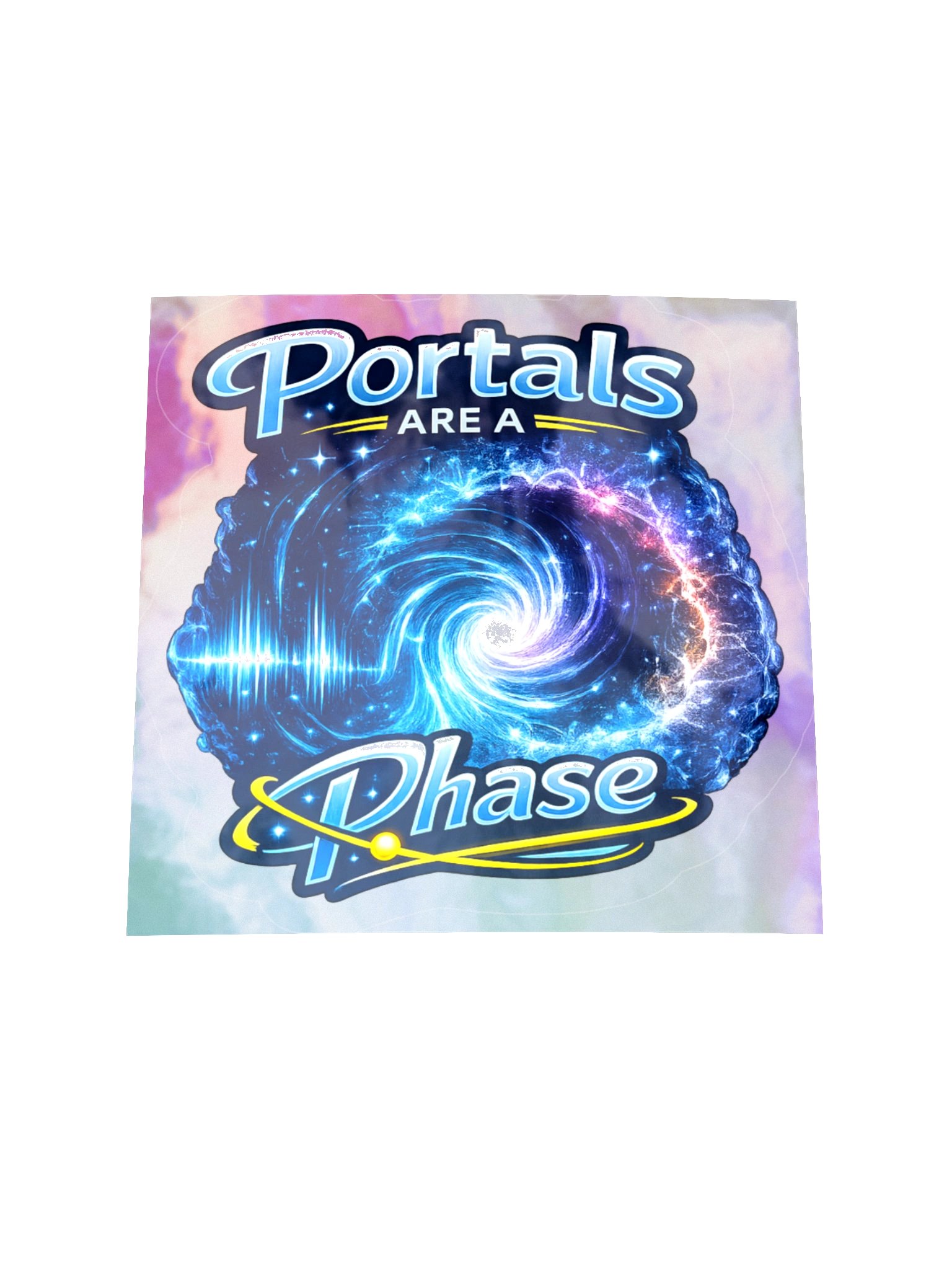 Portals Are a Phase Holographic Sticker product image (2)