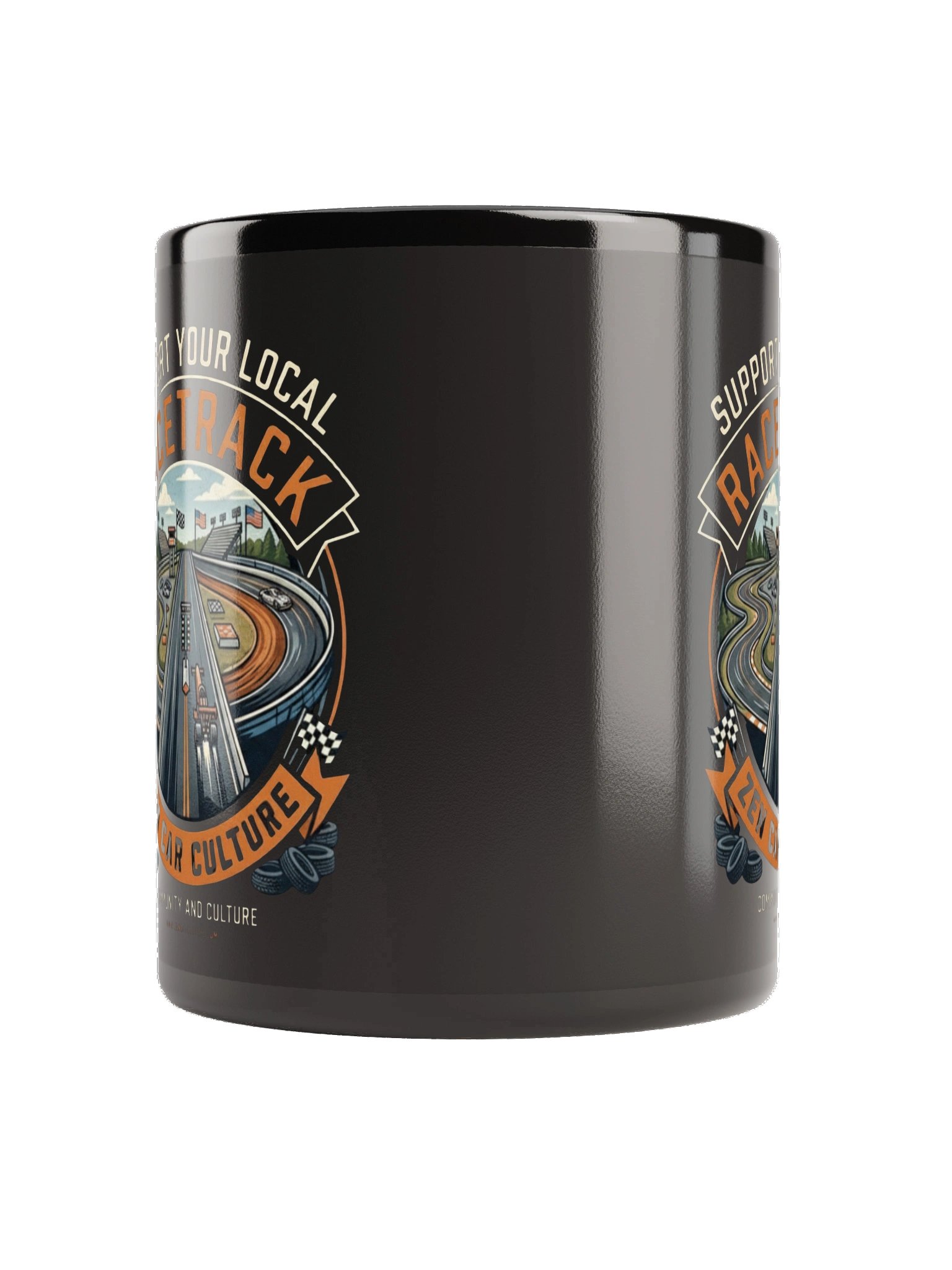 THE HEART OF RACING – SUPPORT YOUR LOCAL RACETRACK MUG product image (4)