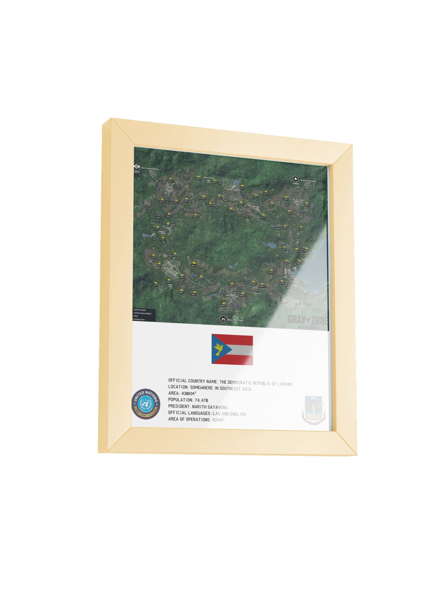 Map of The Democratic Republic of Lamang - Update 0.4 product image (2)