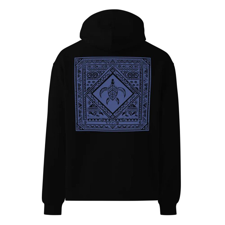 VACIO Tribal Turtle Premium Relaxed Fit Hoodie (B) product image (5)