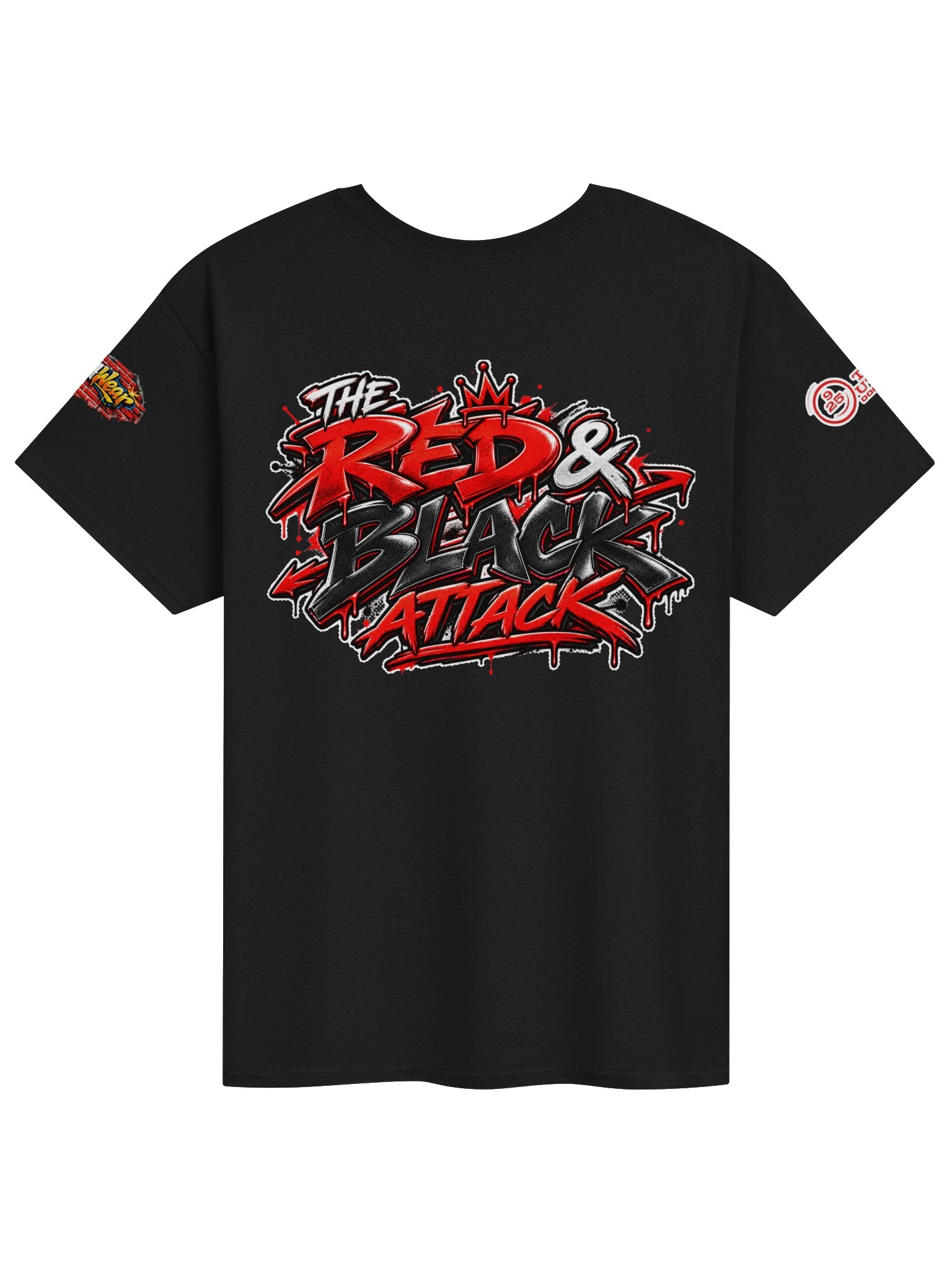 The Red & Black Attack Graffiti Tee product image (4)