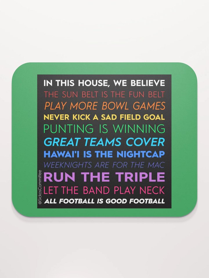 IN THIS HOUSE MOUSE PAD product image (2)