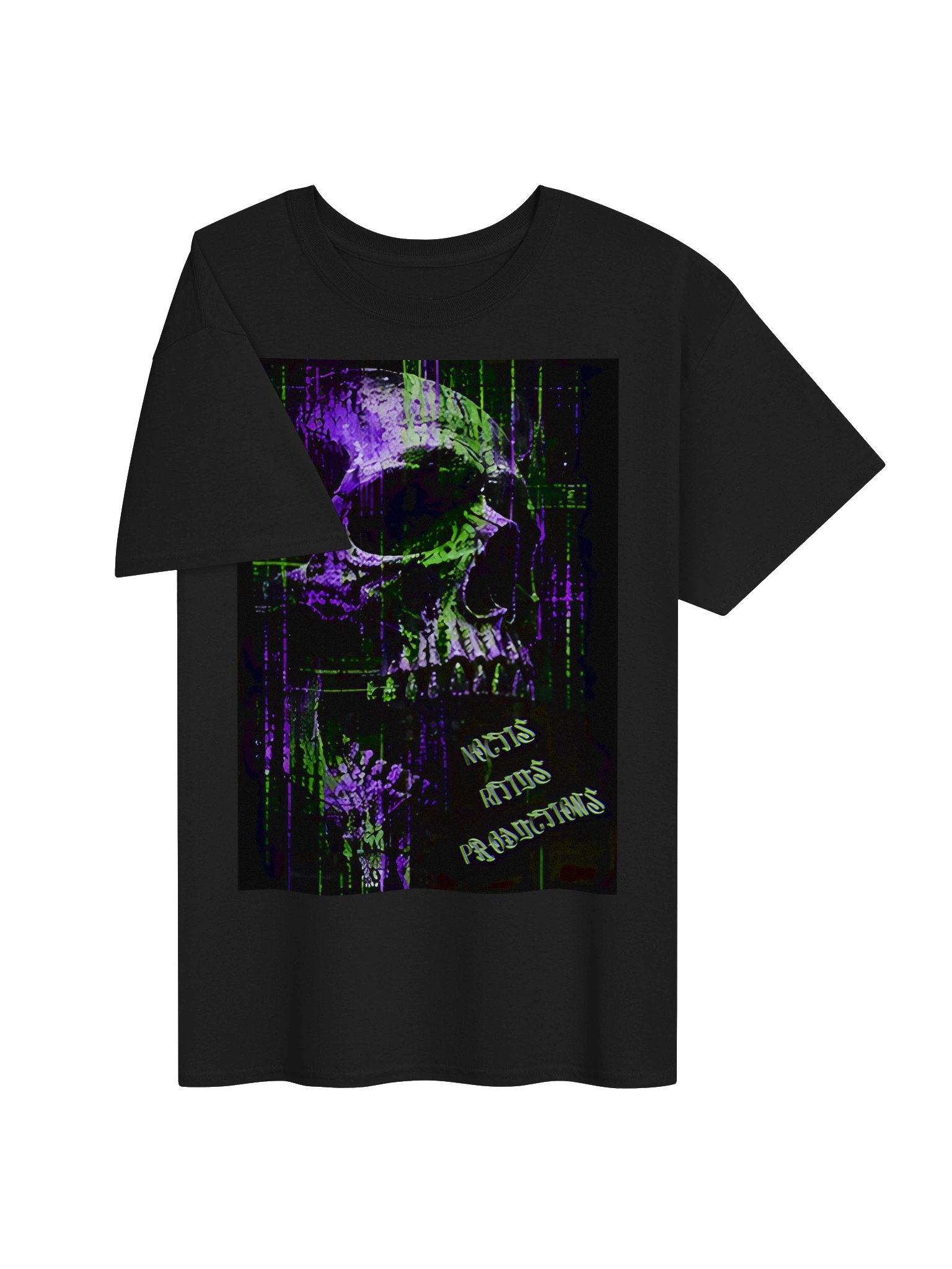 Neon Projection Skull Tee product image (5)
