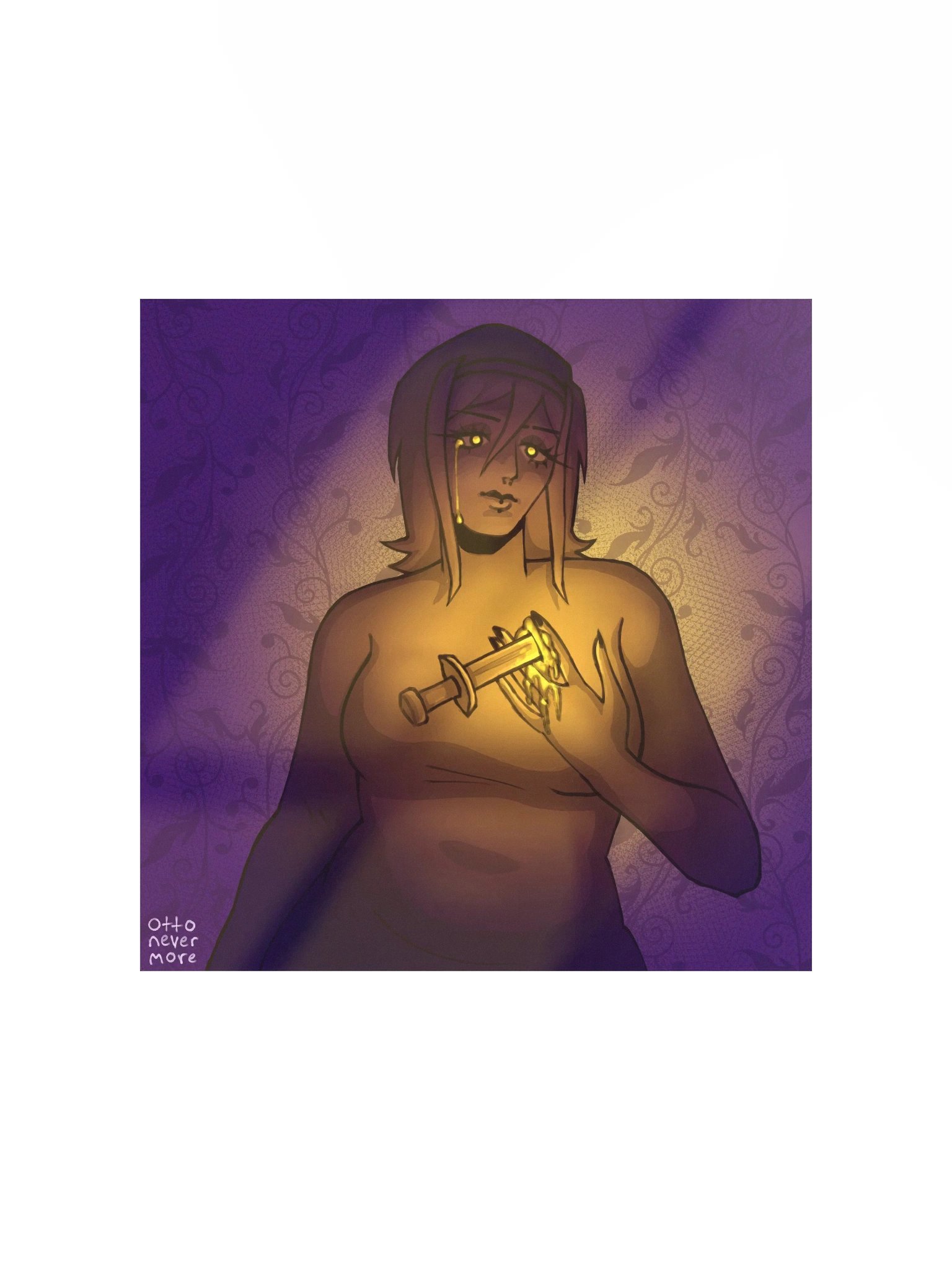 ottonevergore - dagger style MATTE POSTER product image (1)