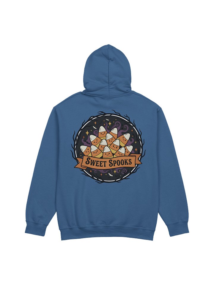 Sweet Spooks Halloween Hoodie – Candy Corn Sweatshirt for Cute Spooky Season Outfits product image (14)