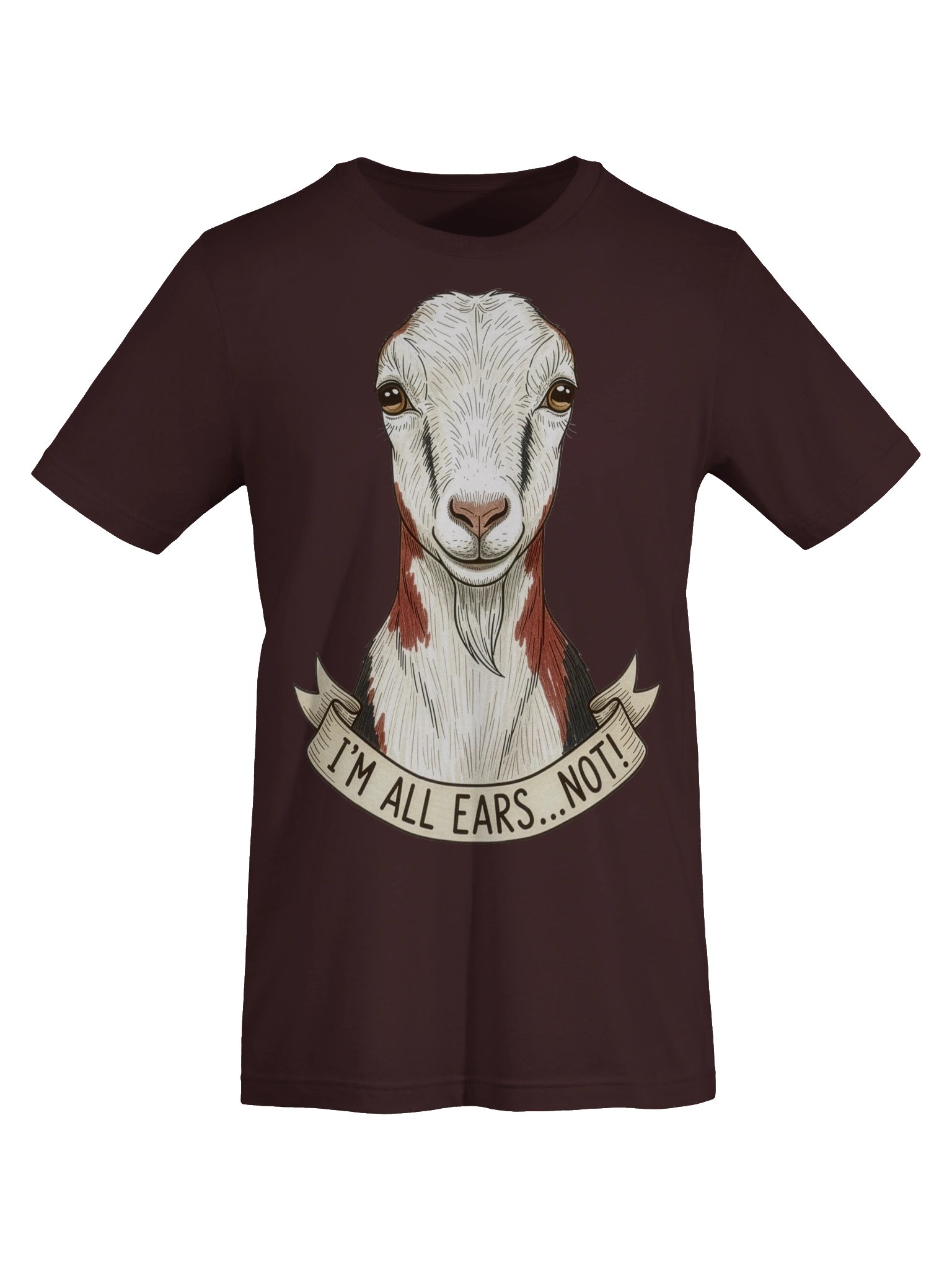 I'm All Ears...Not! — LaMancha Goat Tee product image (7)