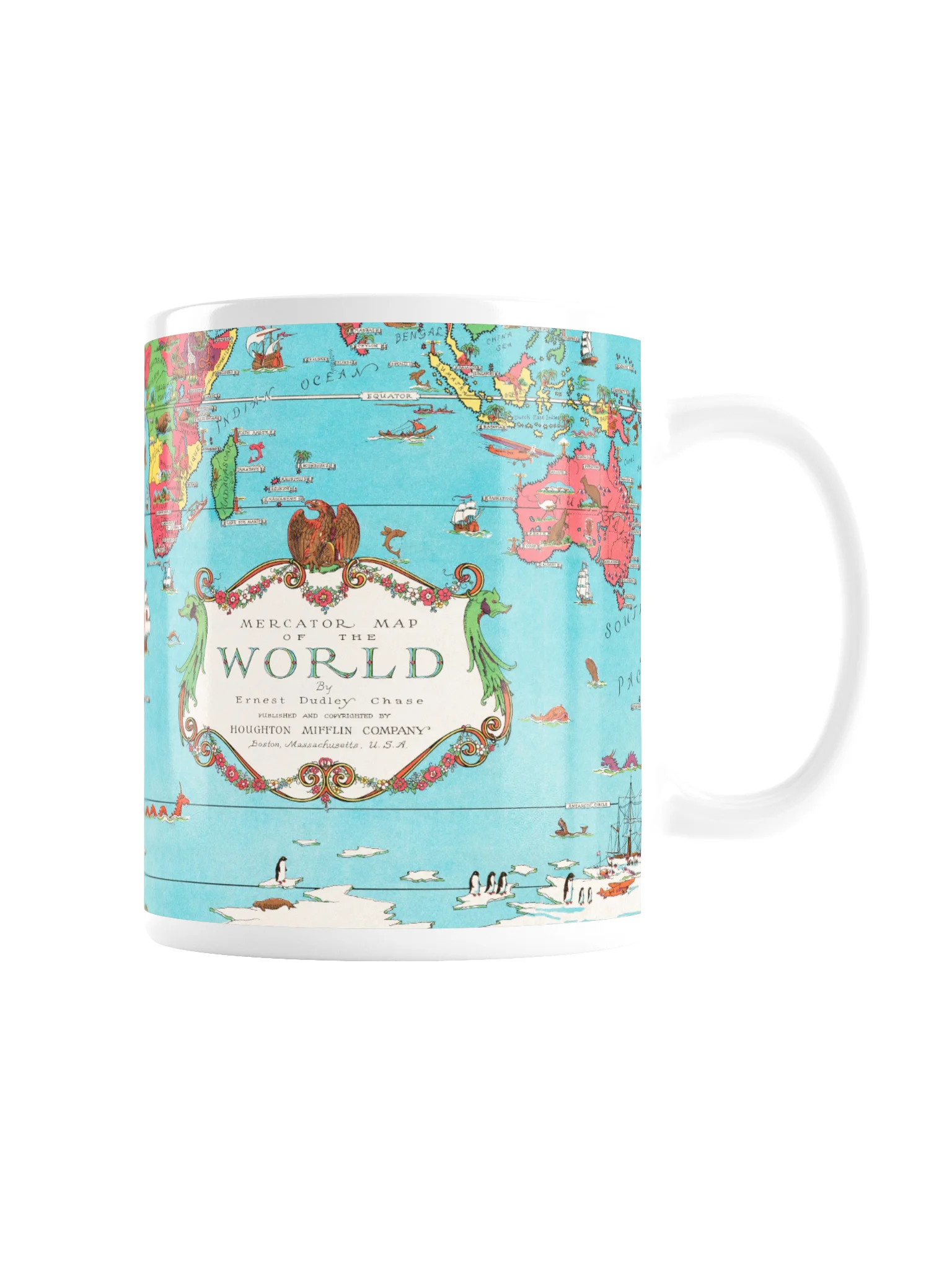 A Mercator Map World Mug product image (3)