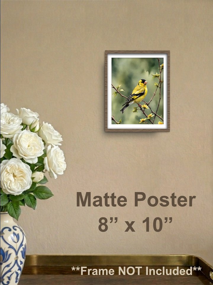 American Goldfinch Matte Poster product image (1)