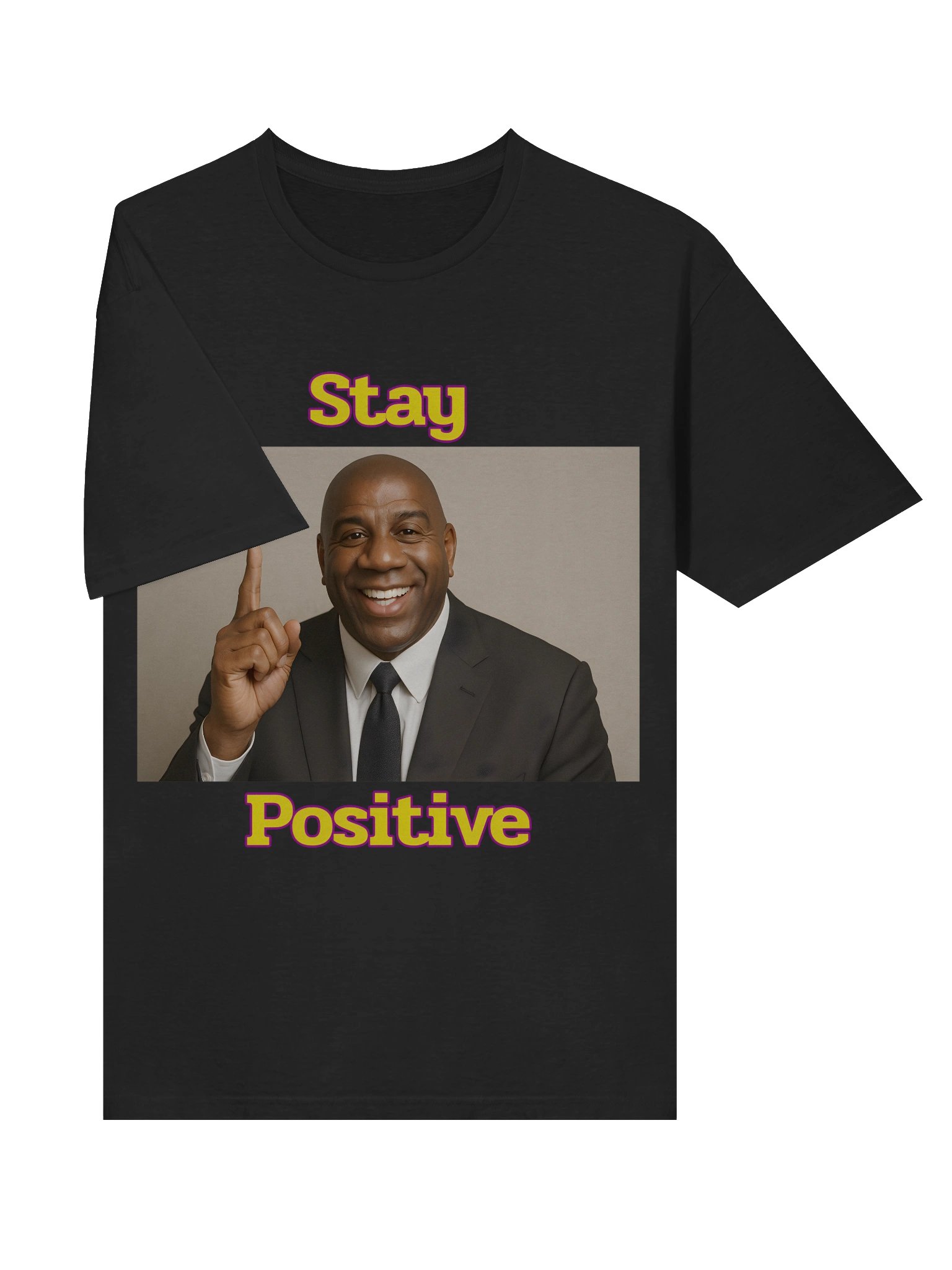 Stay Positive – Motivational Basketball Parody T-Shirt product image (25)