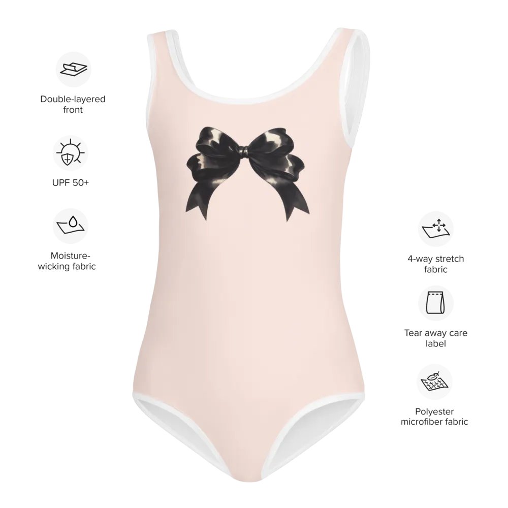 Blush Bow Elegance Kids Swimsuit product image (4)