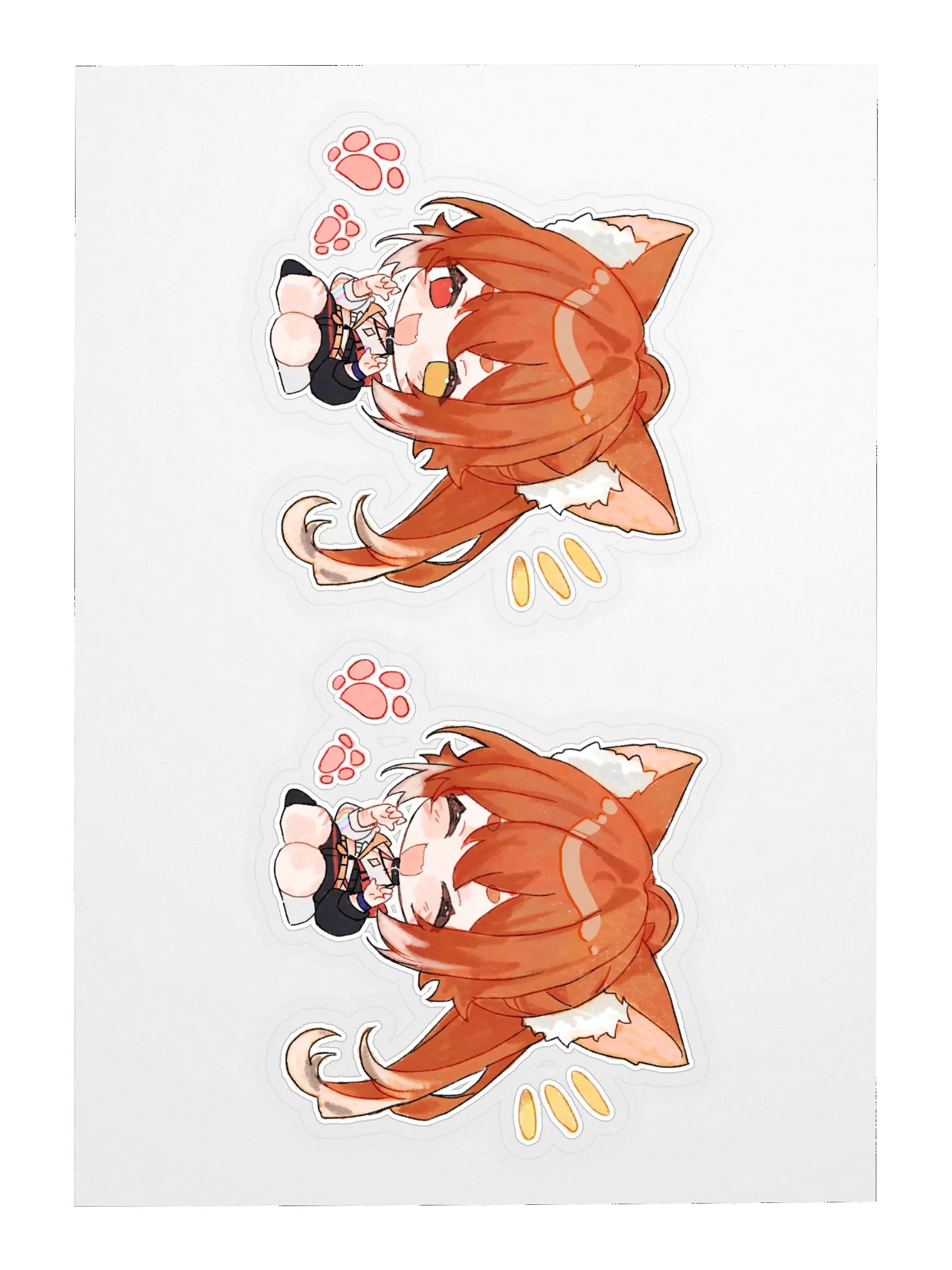 Double Kitzumii Chibi Stickers product image (3)
