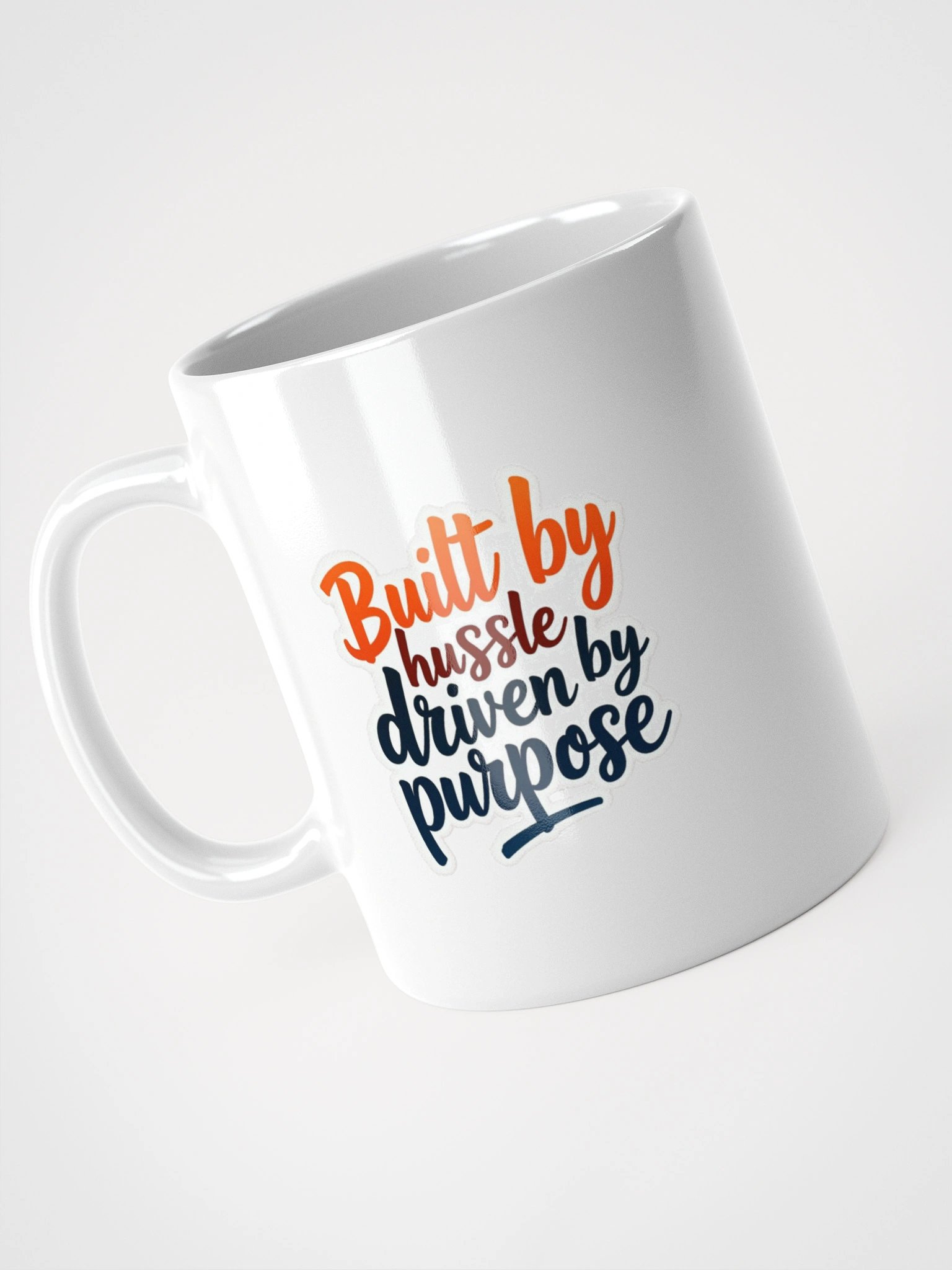 Hustle & Purpose White Mug product image (8)