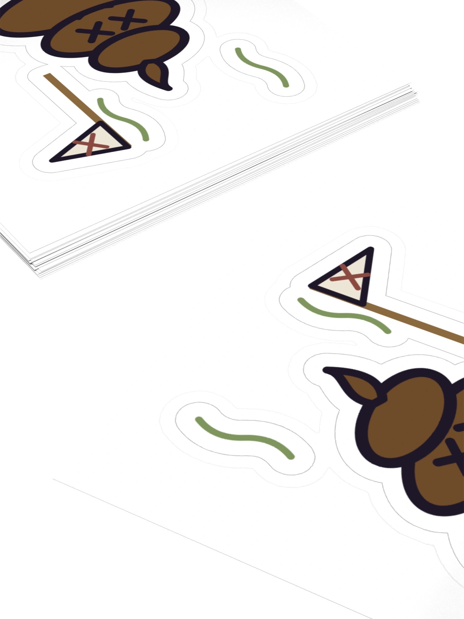 Lil' Stinker Zombie Cat Laptop Sticker product image (4)