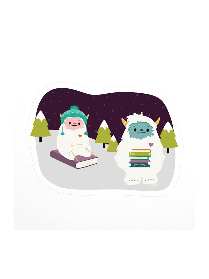 I'm Yeti to Read! Sticker product image (1)