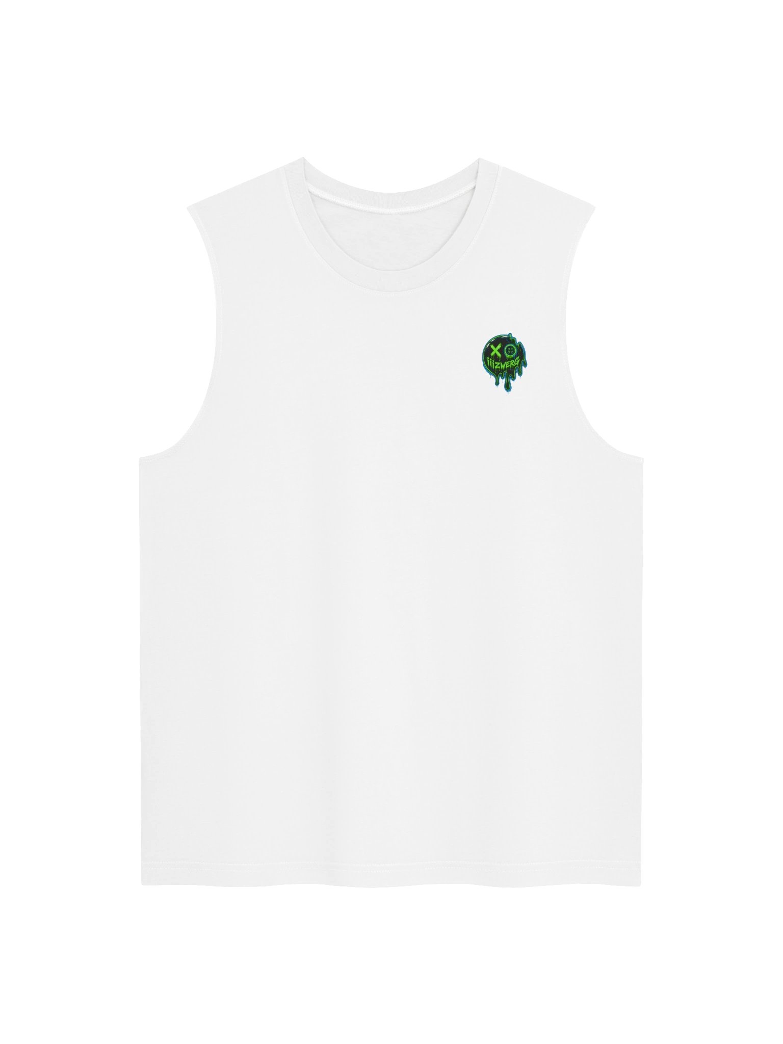 Melted Chaos Muscle Shirt GREEN product image (2)