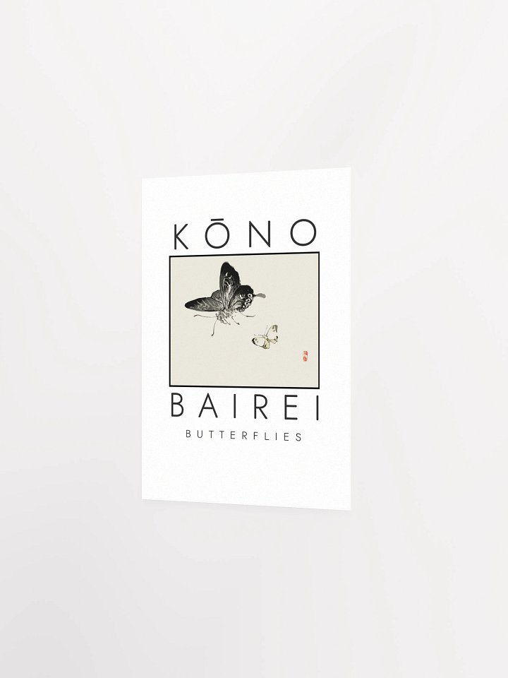 Kono Bairei Butterflies Poster product image (14)