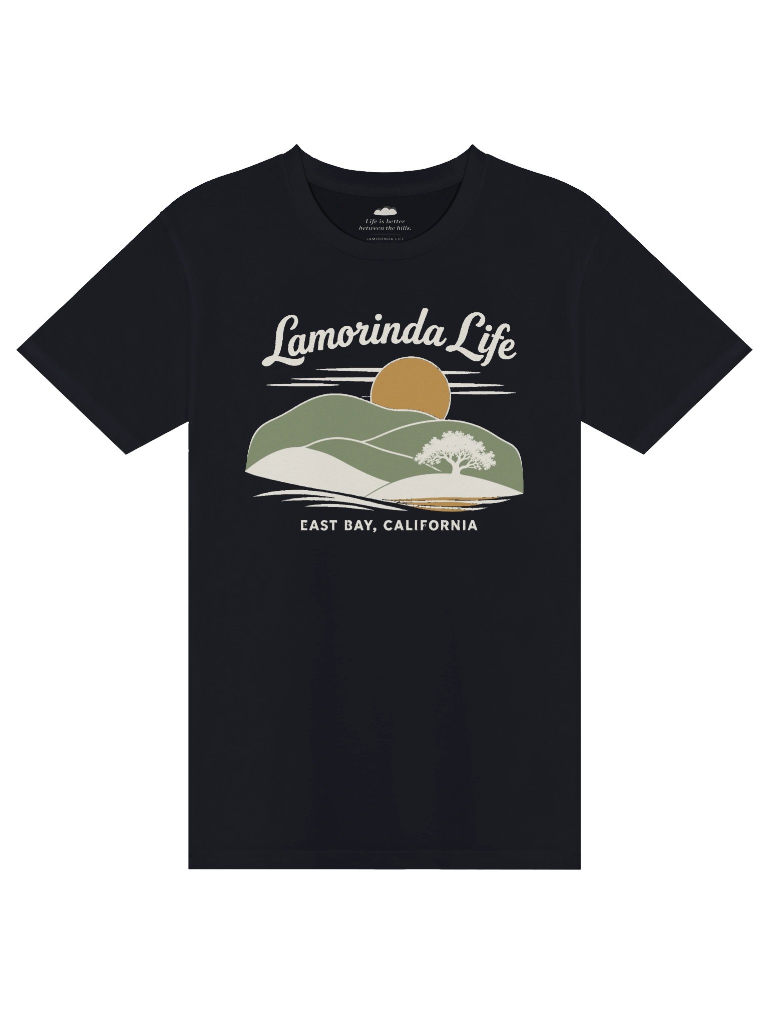 Lamorinda Life Rolling Hills T-Shirt | Dark Colors product image (1)