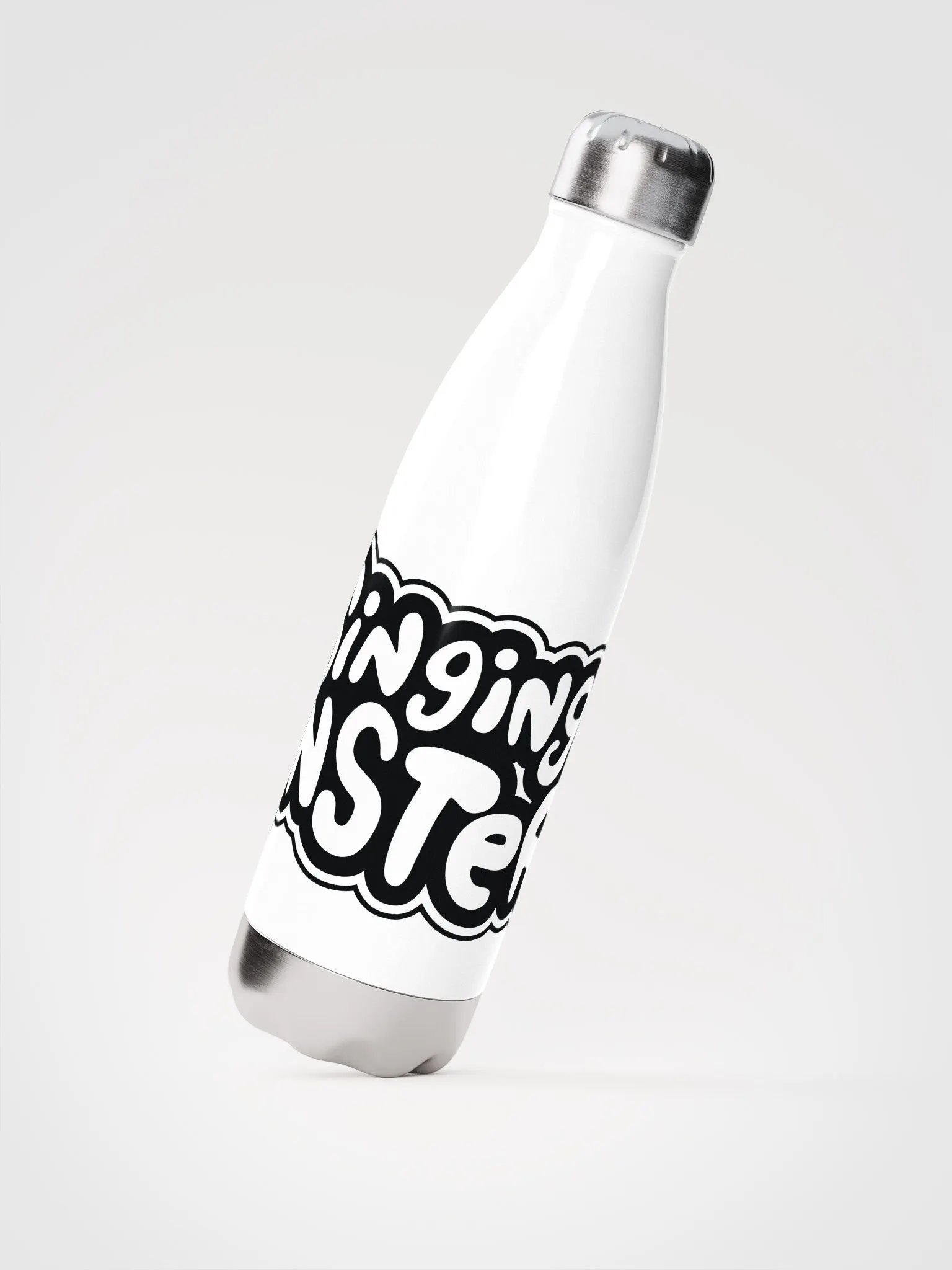 My Singing Monsters Logo Water bottle White product image (2)