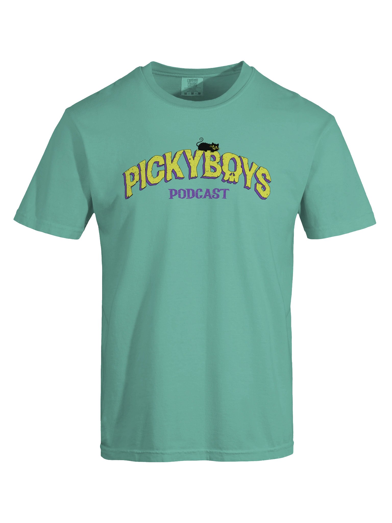Black Cat Pod T-Shirt (7 Colors) product image (45)