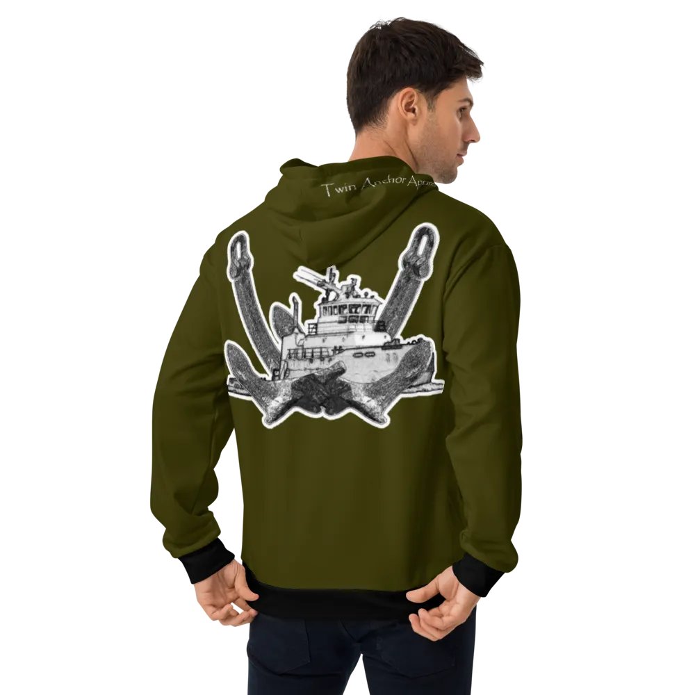 2 Anchor Titan Tug (Green) – Performance Marine Wear | Twin Anchor Apparel North Current Line product image (8)