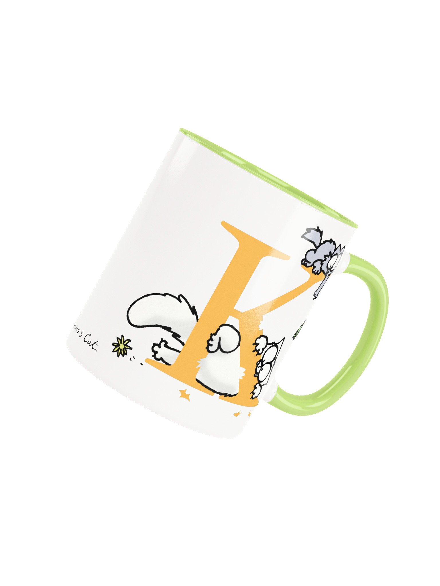 Cat Monogram Mug - K product image (4)