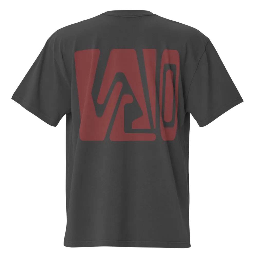 VACIO Block Oversized Faded T-Shirt product image (1)